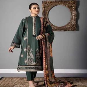 lawn dress design Printed Dupatta